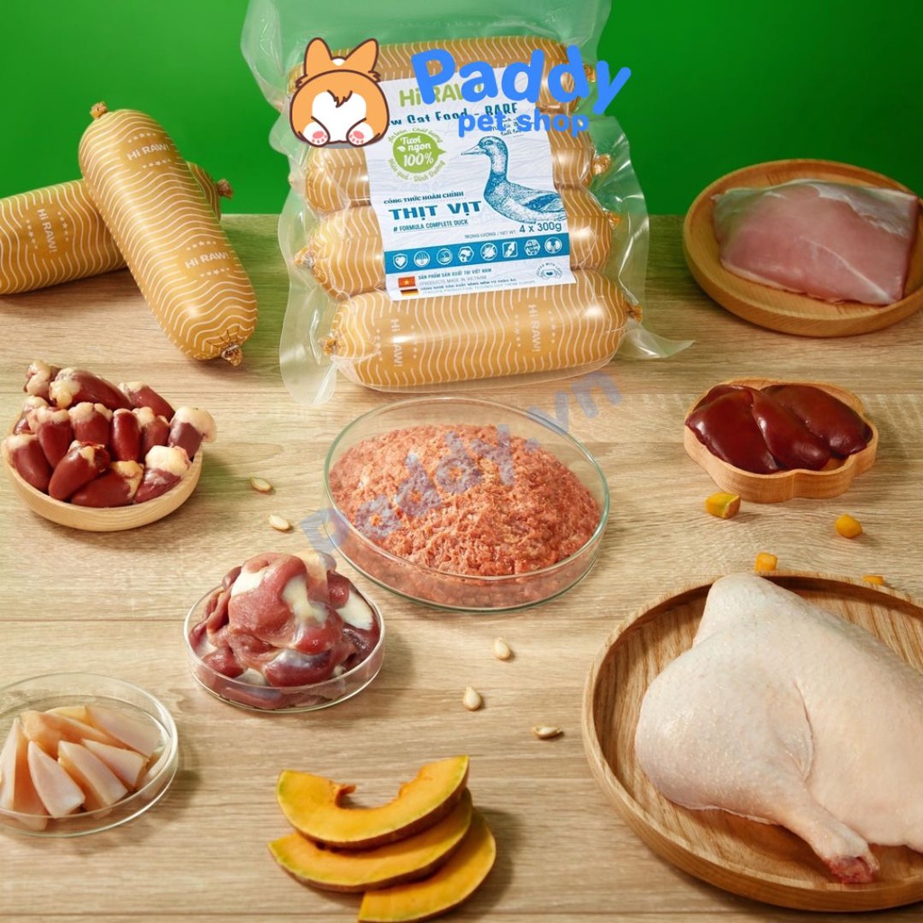Thịt Tươi Hi Raw CAT Food Cho MÈO Ăn Sống (Chỉ Ship Hoả Tốc)