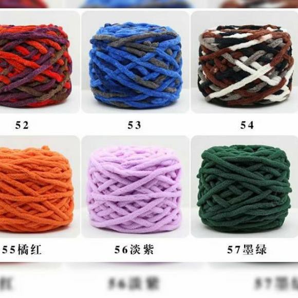 1 Cuộn Len Sợi Chenille 5.5 Inch Sợi Chenille Nhập Khẩu 1ply Ch8