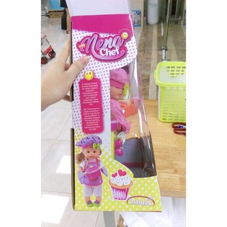 Búp Bê Đầu Bếp Nena Bambolina 36cm