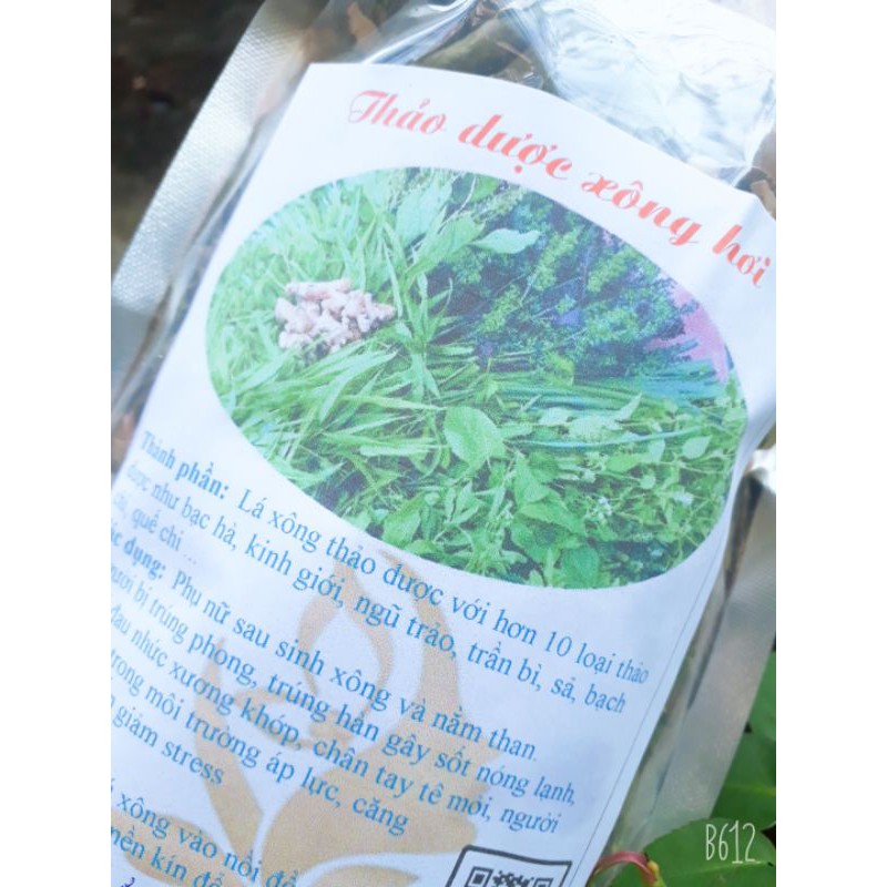 LÁ XÔNG SẢN PHỤ SAU SINH HANDMADE