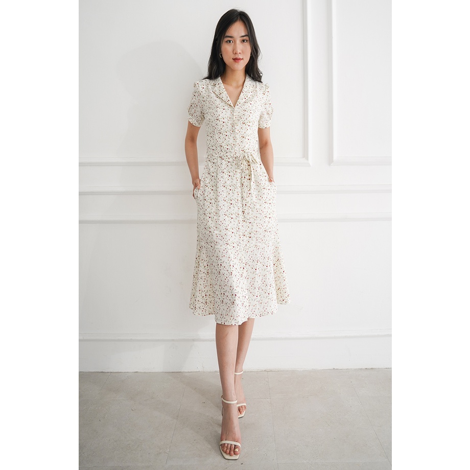 De Leah - Đầm ôm A đuôi cá đai rời - Thời Trang Thiết Kế