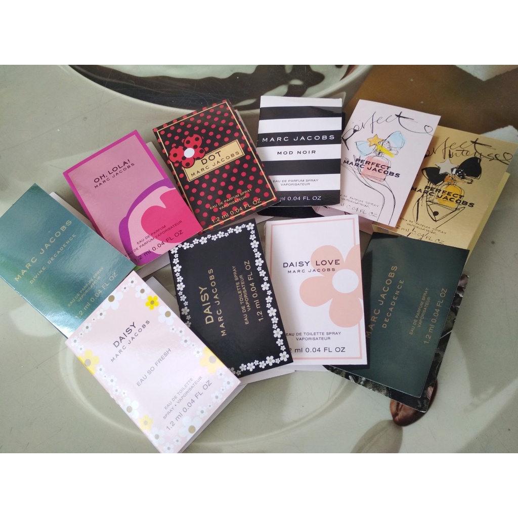 Mẫu thử Vial Nước hoa Marc Jacobs các mùi