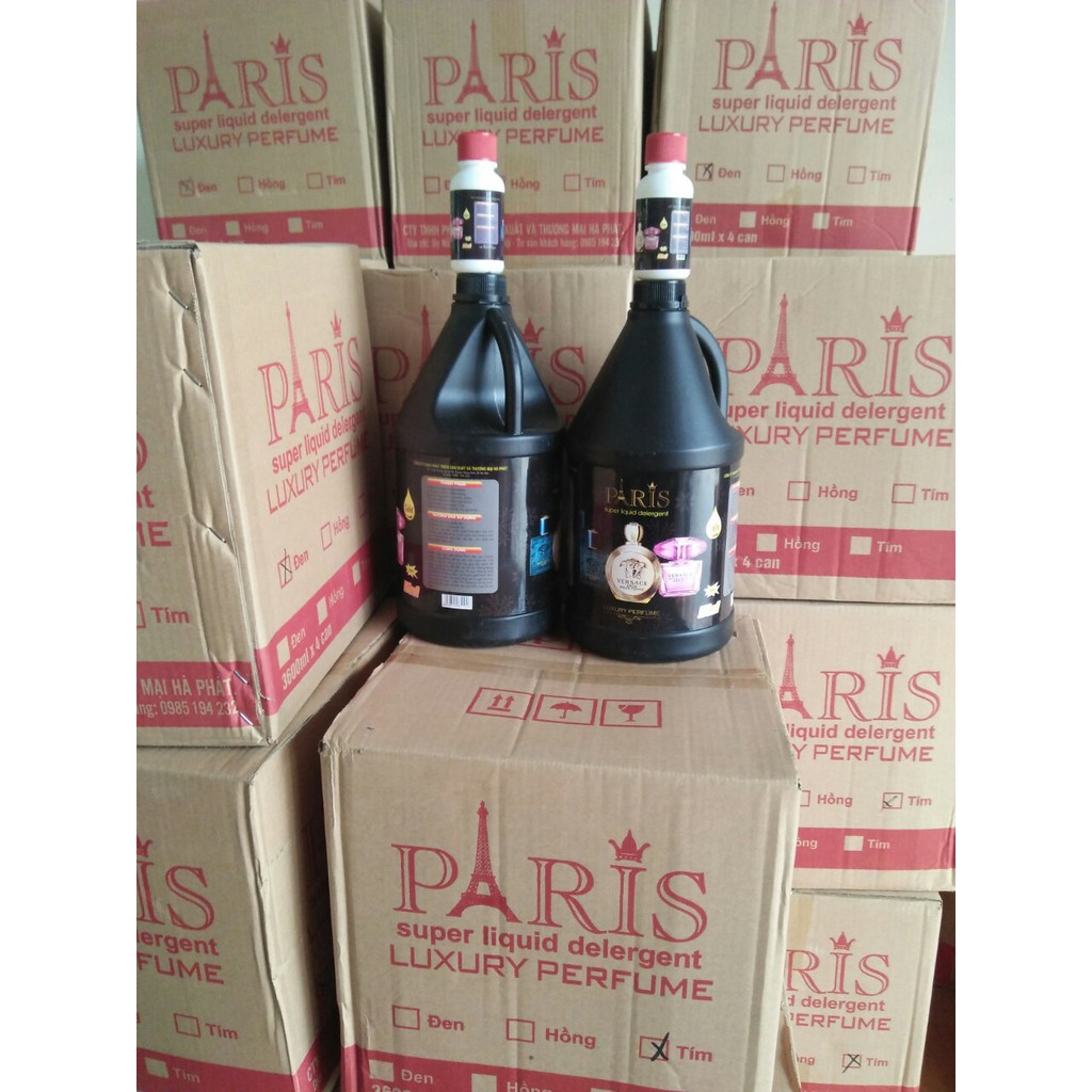 NƯỚC GIẶT HƯƠNG NƯỚC HOA PARIS 3600ML