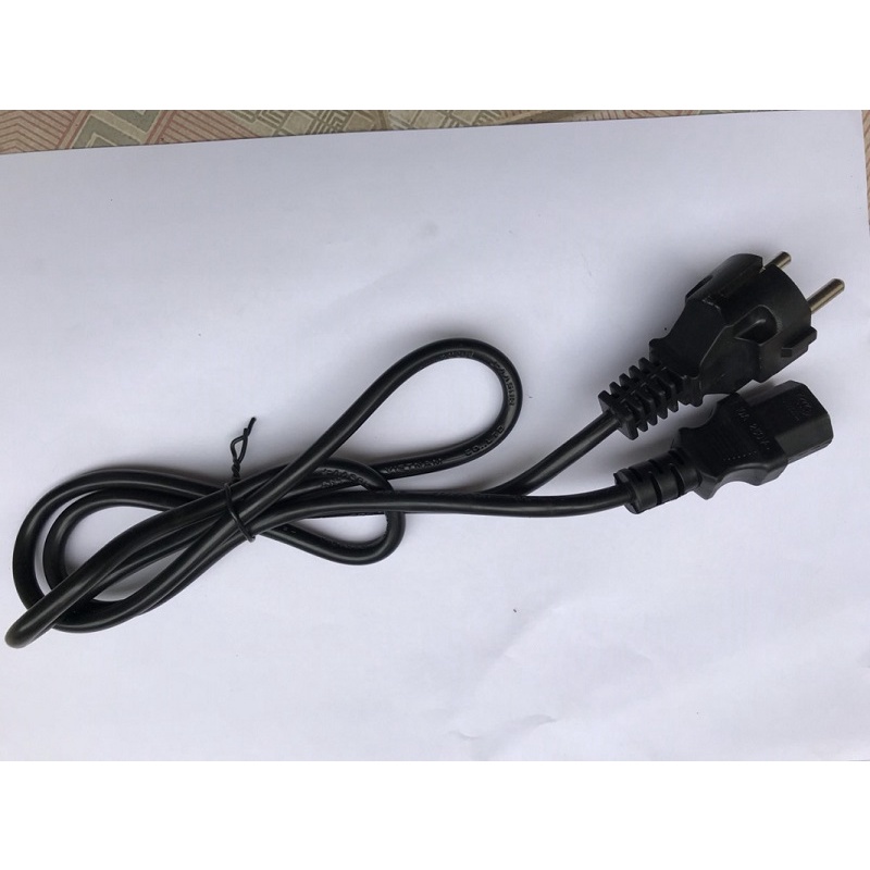 Dây nguồn máy tính dài 3M 2 chân tiết diện 3 lõi đồng x 1.0mm cao cấp