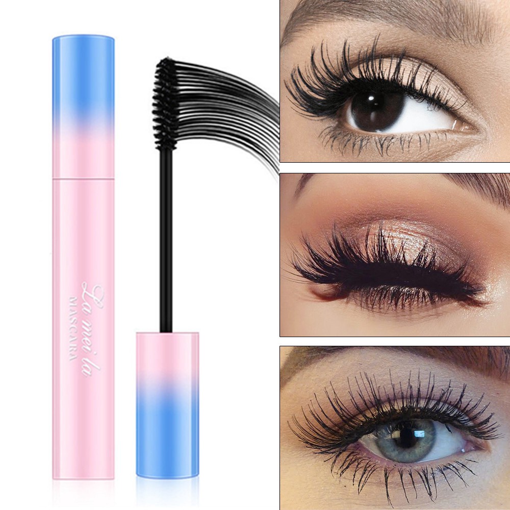 Mascara LAMEILA màu đen chống thấm nước uốn cong làm dày và dài mi hiệu quả
