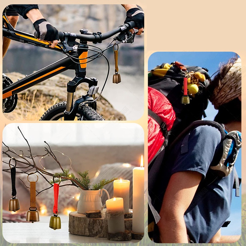 Chuông Cảnh Báo Có Chuông Bằng Hợp Kim Và Dây Da Ngựa Dành Cho Leo Núi