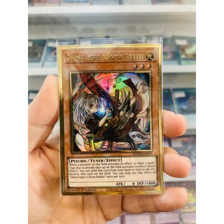 Thẻ Bài Lẻ YugiOh! Mã MAGO-EN009 - Ghost Ogre & Snow Rabbit (Alternate Art) - Premium Gold Rare - 1st Edition