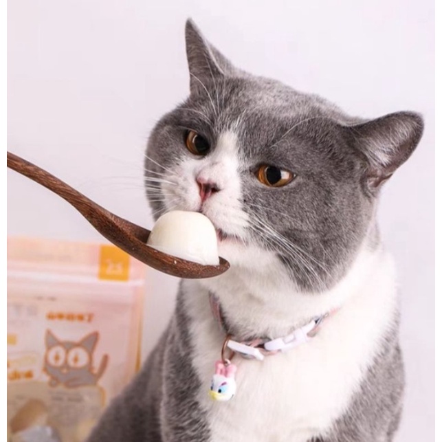 Pudding sữa dê bổ sung canxi cho mèo lớn và mèo con - Viên 15gr