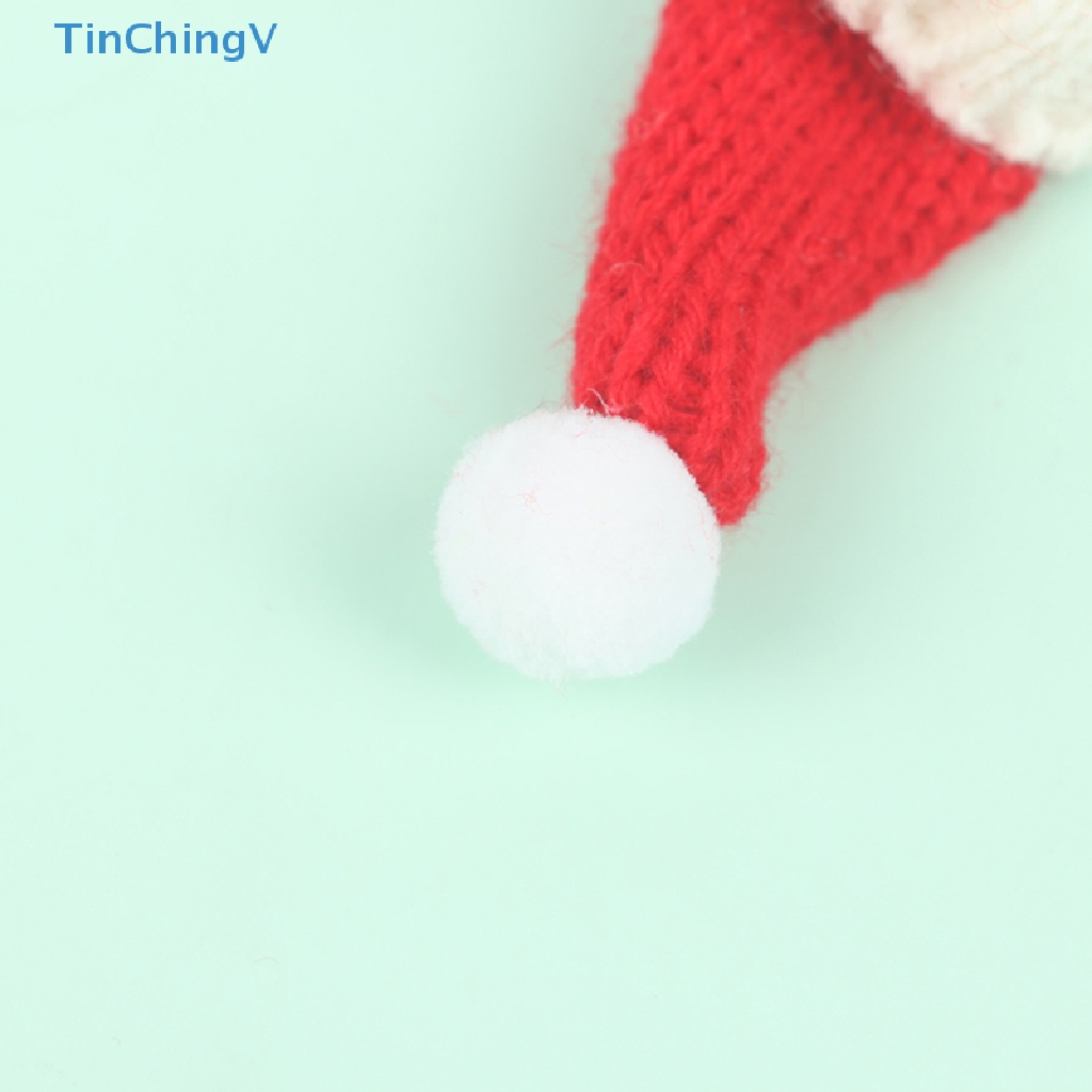Bộ 2 Khăn Choàng / Nón Giáng Sinh Mini Trang Trí Cho Nhà Búp Bê