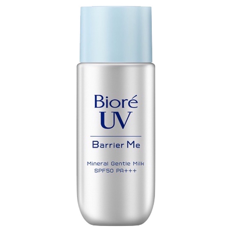 kem chống nắng Bioreq - BarrierMe  spf 50PA+++ chai màu xám 50ml hàng chính hãng Nhật bản  chiết xuất  vật lý dịu nhẹ