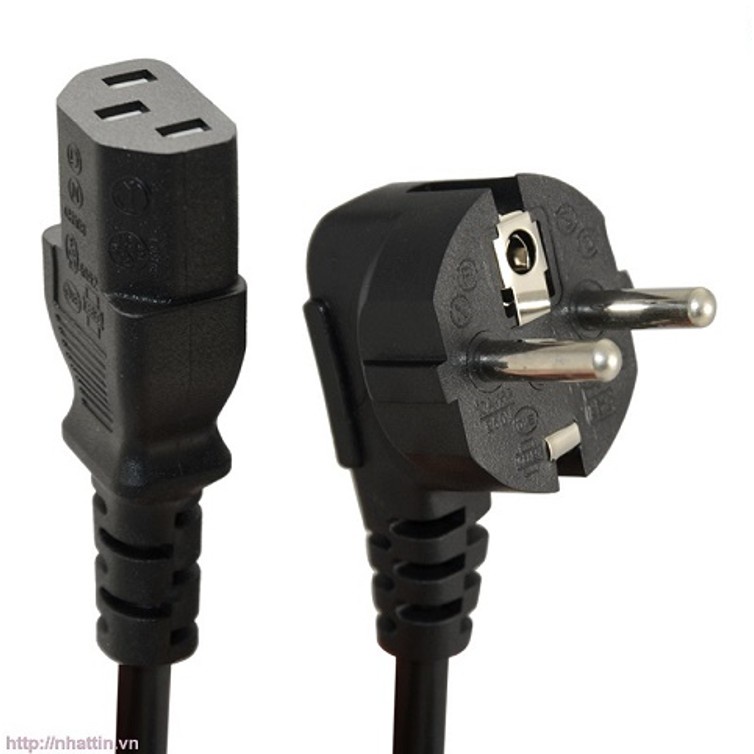 Dây nguồn máy tính , Dây nguồn PC, máy in Nồi cơm điện màu đen, hàng xịn. sieuthipkgiare