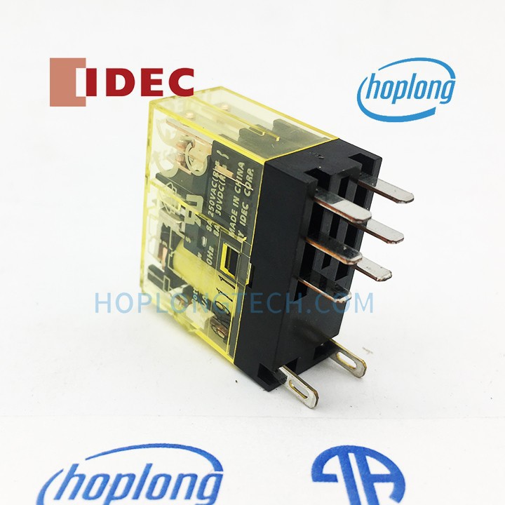 RJ2S-CL-A230 Idec rơ le trung gian 8 chân nhỏ có đèn 230VAC