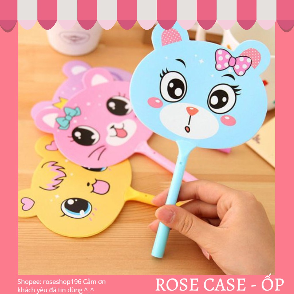 Bút bi nước hình quạt ROSE196 phong cách dễ thương