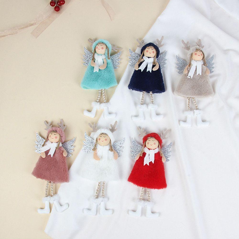 CONOPERY Phụ Kiện Treo Trang Trí Cây Thông Giáng Sinh Hình Thiên Thần Dễ Thương DIY