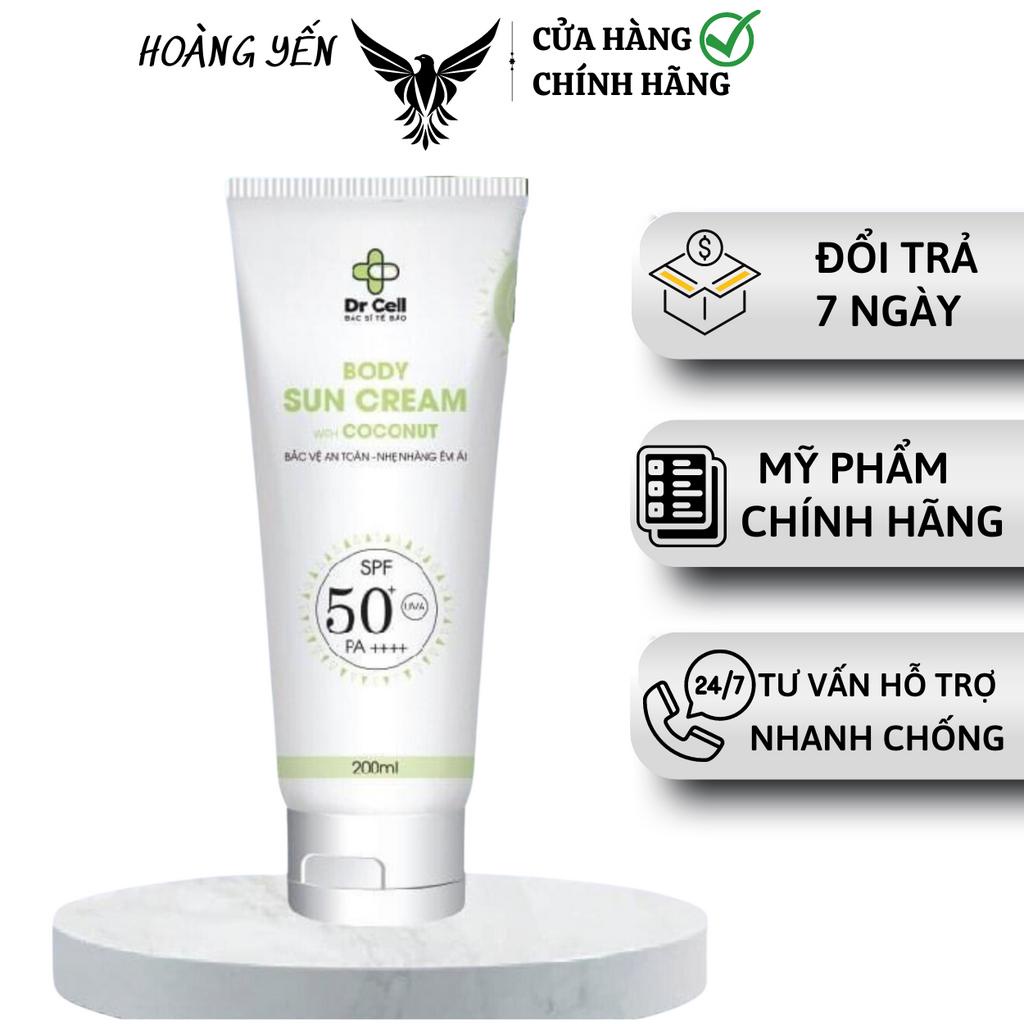 Kem Dưỡng Trắng Body Coconut Dừa- Dưỡng Da Trắng Hồng Mềm Mại, Chống Nắng Bảo Vệ Da,200ml