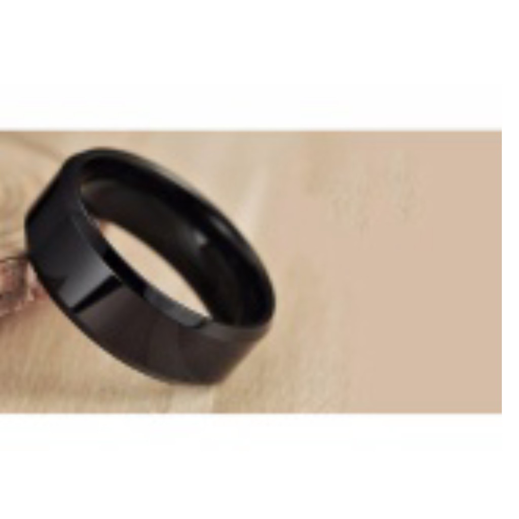 Nhẫn Titan sáng chói lóa phong cách Hàn Quốc ( 3 màu Vàng, Bạc, Than Đen) RB24