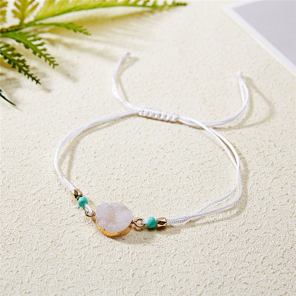Vòng Tay Bện Dây Nhiều Màu Thời Trang Cho Nữ