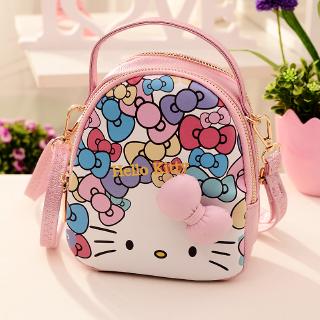 Hellokitty Túi Xách Tay In Hình Hello Kitty Phong Cách Hàn Quốc Dành Cho Nữ