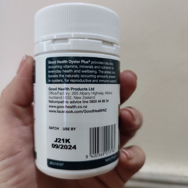 Tinh chất hàu Úc Oyster plus  Zinc 60 viên