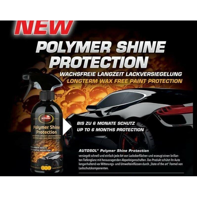 WAX PHỦ BÓNG GỐC POLYMER ĐỘ BÓNG CAO, BÁM LÂU PHÙ HỢP SƠN BÓNG VÀ SƠN MỜ AUTOSOL POLYMER SHINE PRODECTION 500ML #39009