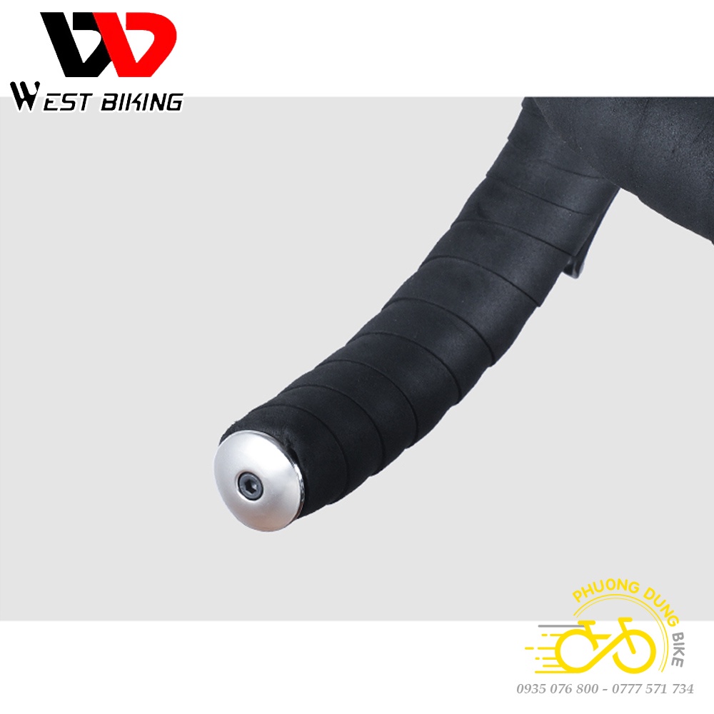 Nắp đậy ống ghi đông nhôm xe đạp WEST BIKING - 2 Cái