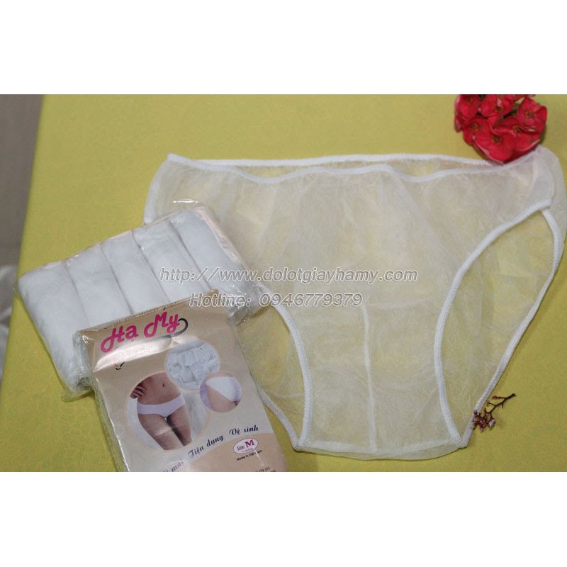 Quần Lót Giấy Nam Size L XL XXL 3XL |Giá 16.000 cho 5 quần - Tiện lợi đi du lich - Hạ My Việt