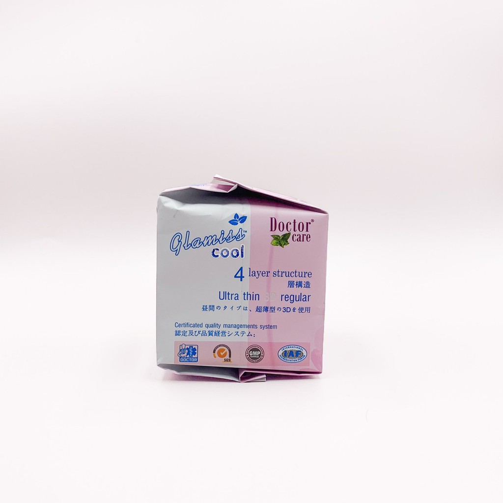 Băng vệ sinh thảo dược Glamiss Cool hàng ngày gói 20 miếng 16cm hương thơm bạc hà siêu mỏng, siêu nhẹ Decano Store
