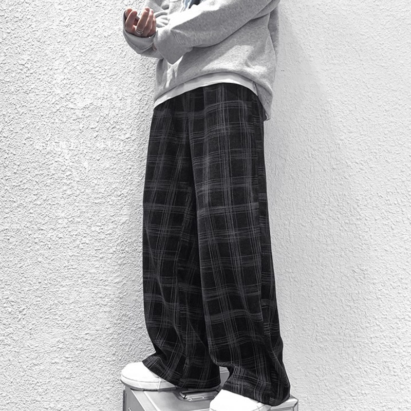 quần jean nam Quần dài ống rộng họa tiết sọc caro thời trang cho nam size S-3XL Quần jean nam cạp cao ống suông rộng quần bò baggy nam phom xuông chất jeans mềm, dày dặn xu hướng Quần Jean Ống Rộng Nam Nữ Unisex WASH 3 Màu Hàng Cao Cấp 2023