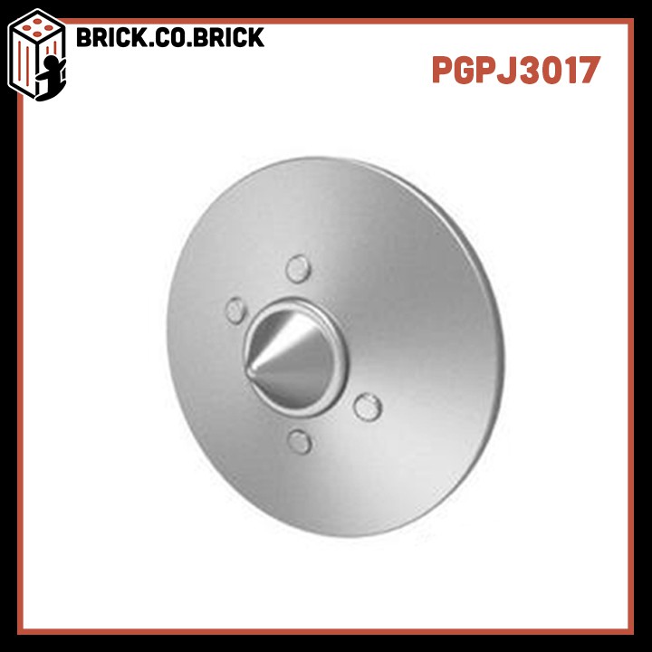 Phụ Kiện Vũ Khí Cổ Đại Khiên Chắn Trung Cổ Sparta Màu Bạc Hàng thiết kế đẹp Chất lượng cao PGPJ3014-PGPJ3019
