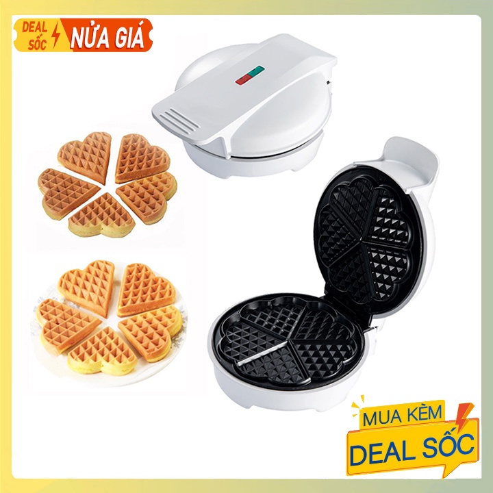 Máy nướng bánh kẹp tàn ong, làm bánh waffle Sokany Cao cấp