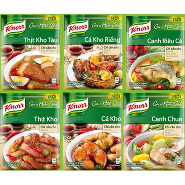 gói gia vị Knorr kho thịt