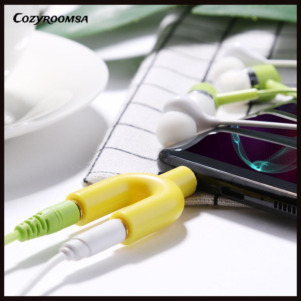 Bộ Chia Tai Nghe 1 Đầu Dương Sang 2 Đầu Âm 3.5mm Tiện Dụng