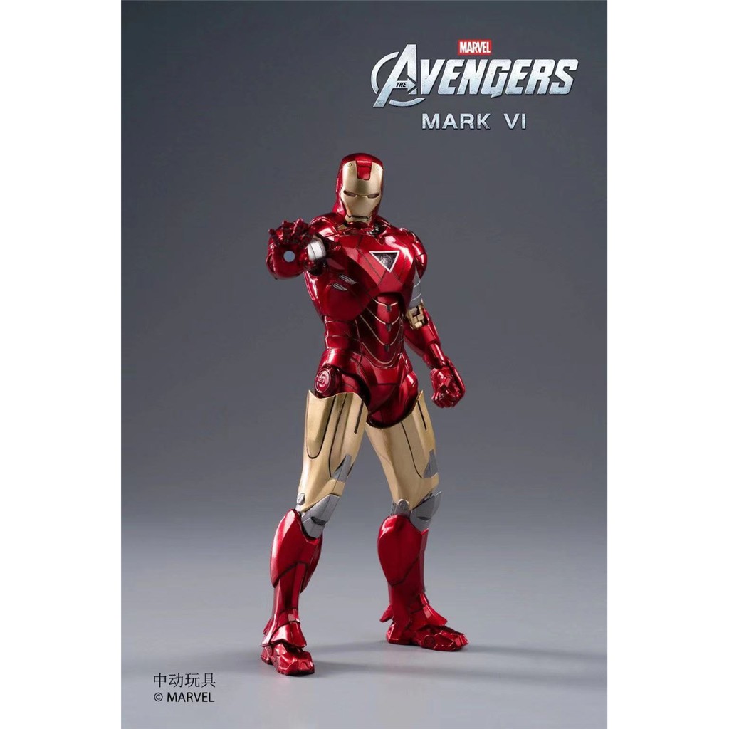 Mô hình ZDToys Iron Man Mark VI (MK6) Tỉ lệ 1:10