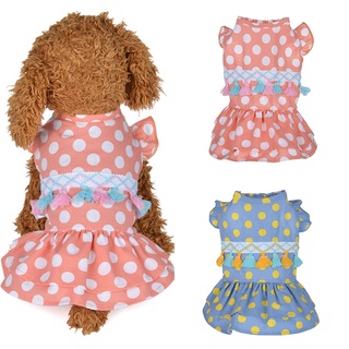 Hawaiian style dog dress dress small dog summer costume