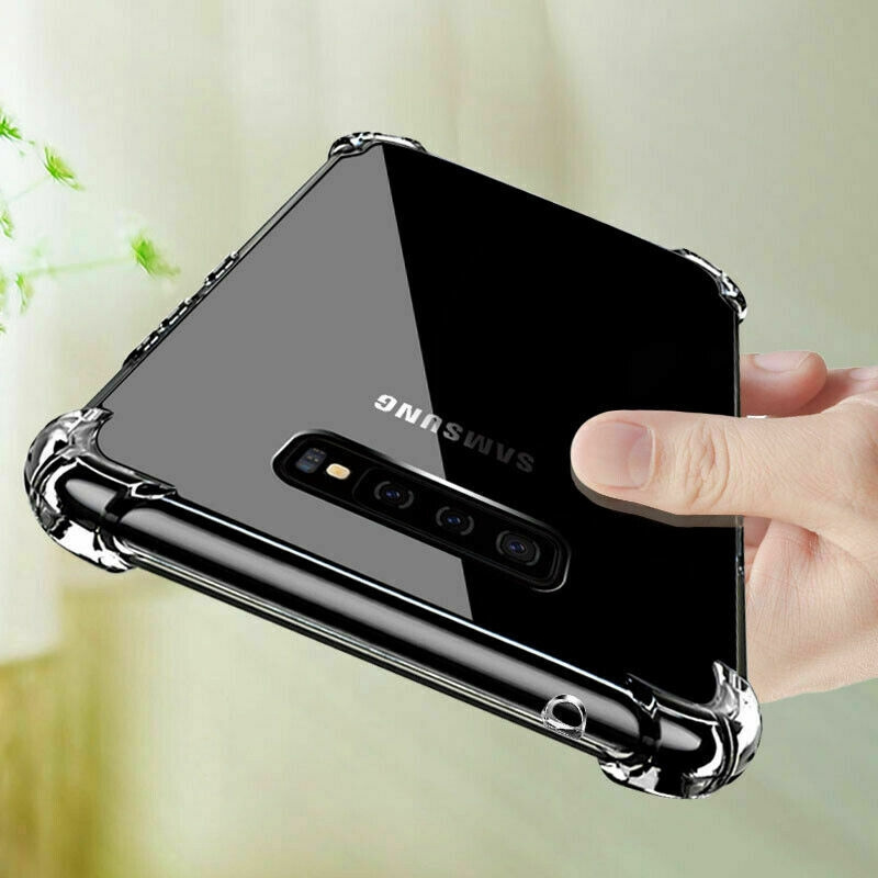 Shockproof Phone Case For Samsung S10 S20 Plus Ultra Air Bag Soft TPU Clear Cover For Samsung A750 A6 A8 A9 2018 A9S A6S J4 2018