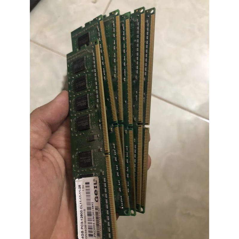 [4GB] RAM 4GB DDR3 Bus 1600, mới dùng ngon, tốt. chính hãng Deli, Samsung