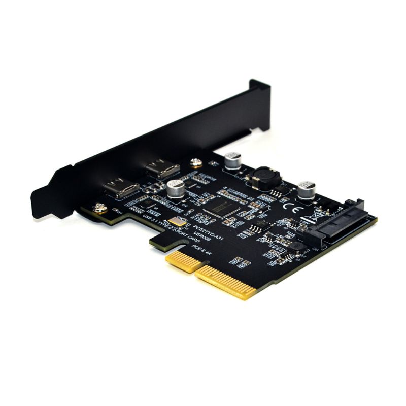 Thẻ mở rộng chuyển đổi USB 3.1 sang Type-C 2 cổng PCI-E 4X sang USB 3.1 Gen2 10Gbps cho máy tính