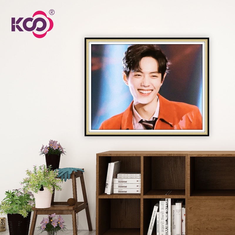 Bộ Tranh Đính Đá Tự Làm Hình Xiao Zhan Và Wang Yibo