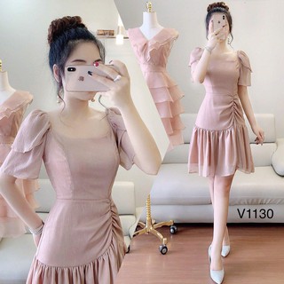 Đầm nhún eo thanh lịch V1130 Mie Design
