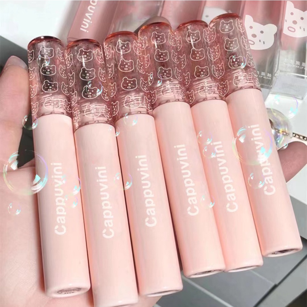 Son Bóng Cappuvini / Hiệu Ứng Màu Sắc Tươi Sáng Mượt Mà Như Lụa