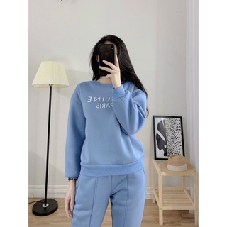 Bộ nữ chất nỉ lót lông