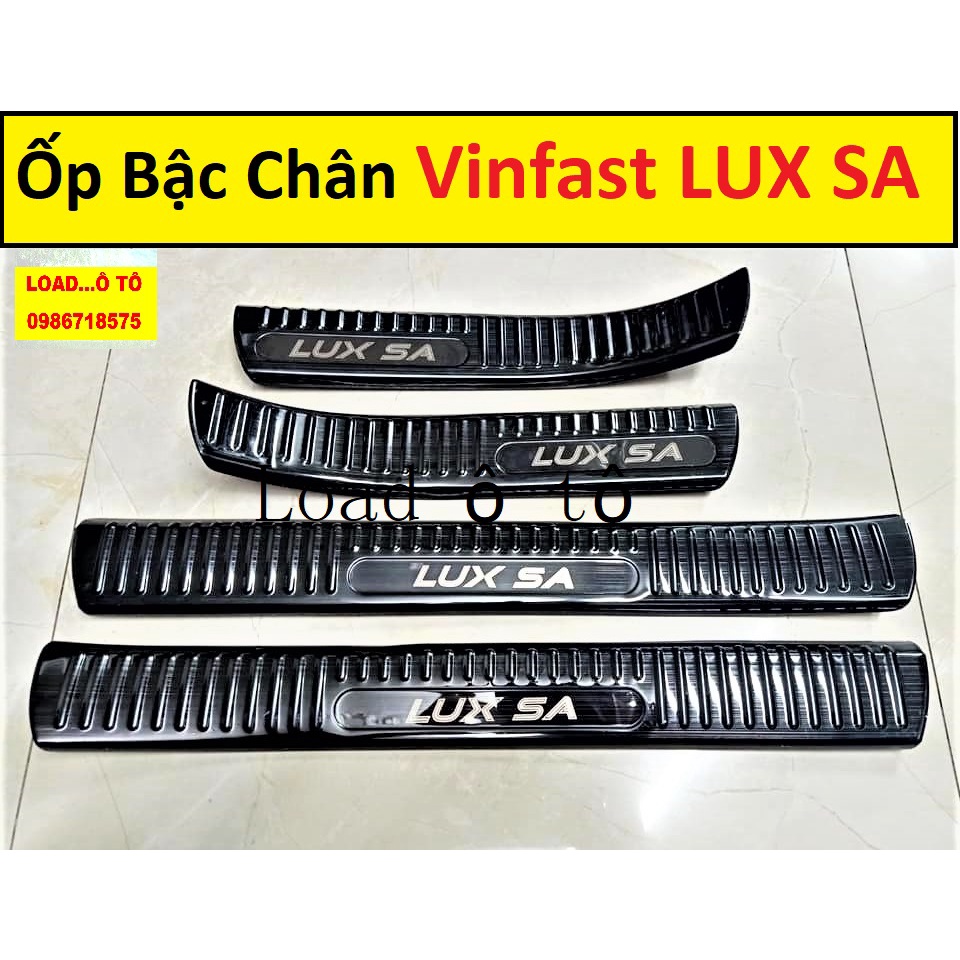 Ốp Nẹp Bước Chân Xe Vinfast LUX SA Chân Trong Titan Cao Cấp