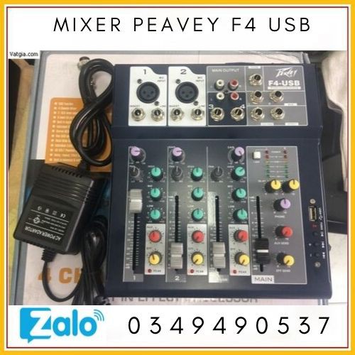 Mixer PEAVEY F4 USB chuyên dùng karaoke và livestream