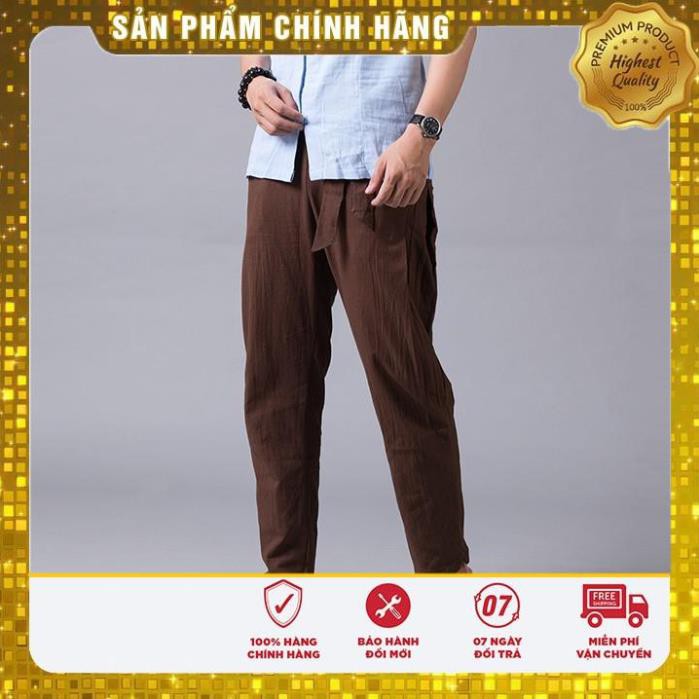 Quần đũi nam đai rời Thời Trang Vải Đũi (Linen) Cao Cấp R.Menswear