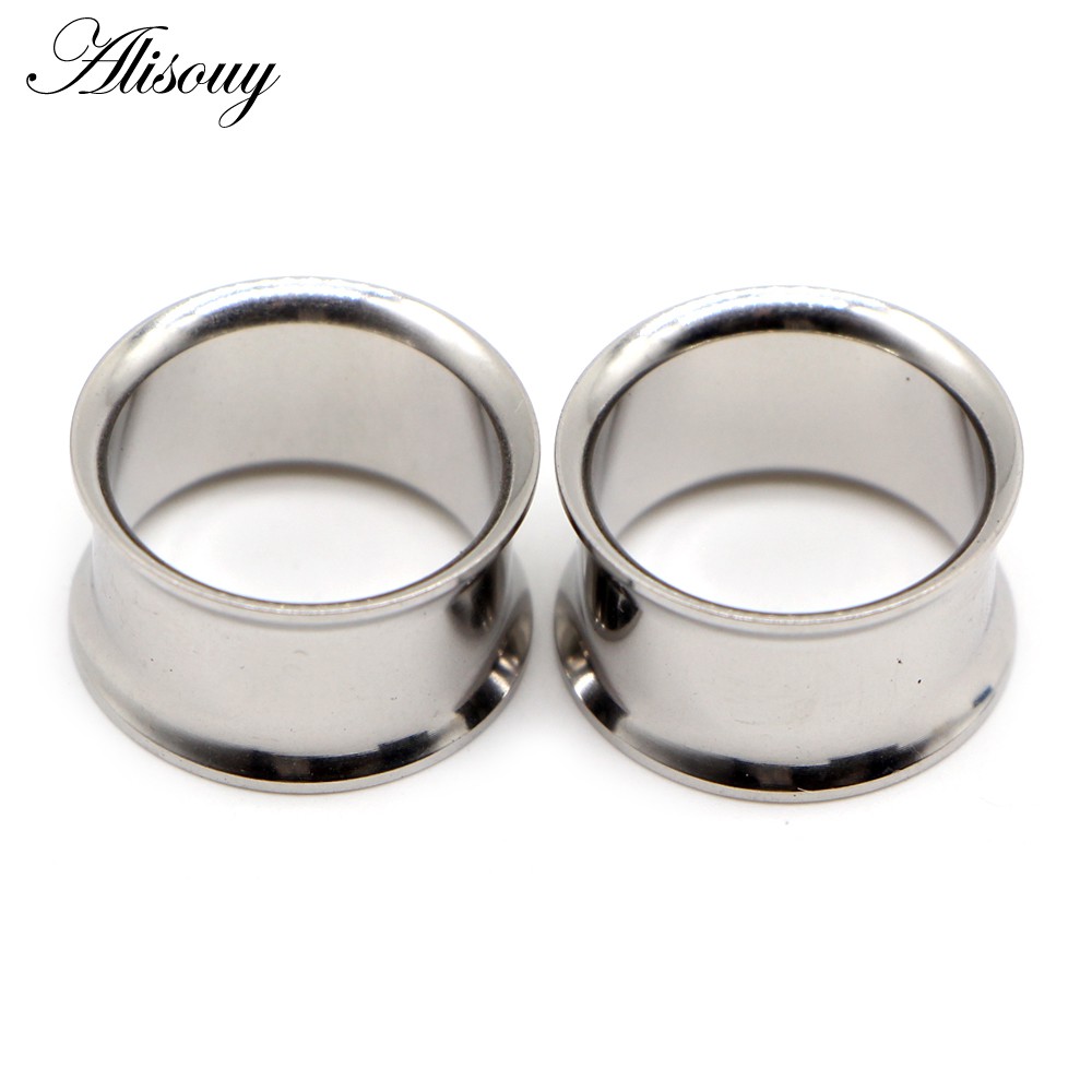 Alisouy Set 2 Khuyên Nong Tai Bằng Thép Không Gỉ Cá Tính