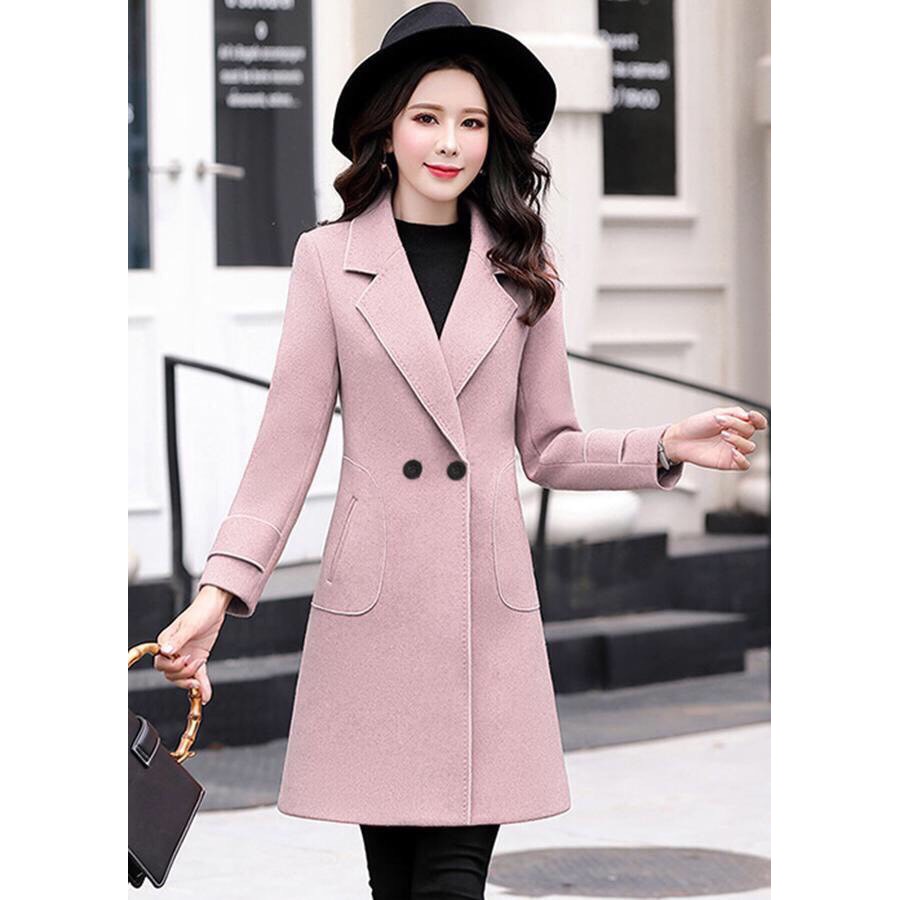 ÁO KHOÁC DẠ CỔ VEST 2 NÚT CAO CẤP KS400427(hàng nhập) | BigBuy360 - bigbuy360.vn