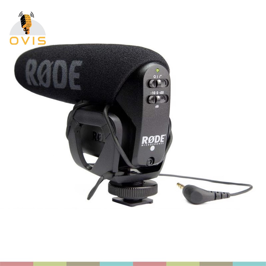 Rode Videomic Pro - Micro Shotgun Cho Máy Ảnh, Máy Quay, Siêu Nhẹ, Pin 70 Giờ Liên Tục