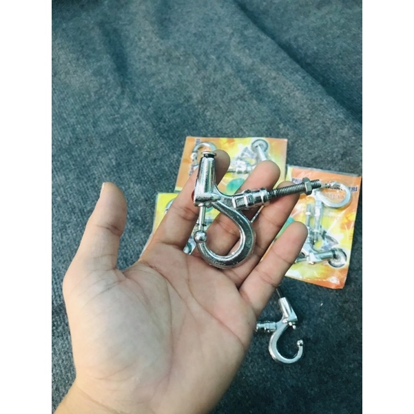 Móc Treo Xe Máy Có Chốt Bấm/ Móc Treo Đồ Xe Máy