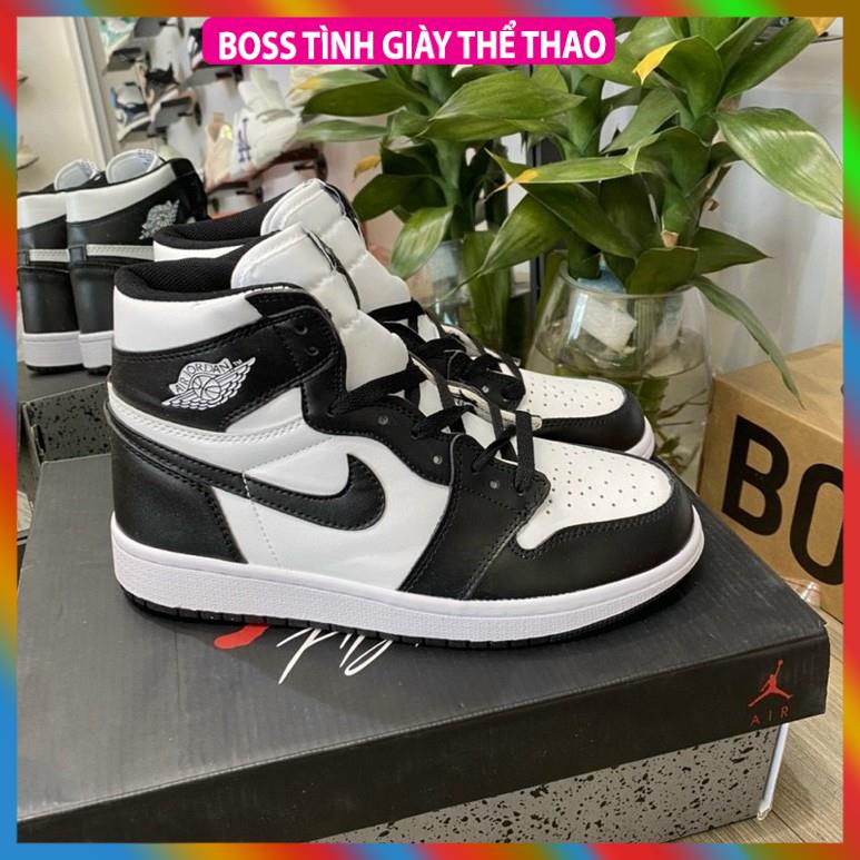 𝐆𝐢à𝐲 𝐉𝐨𝐫𝐝𝐚𝐧 𝐏𝐚𝐧𝐝𝐚 Giày thể thao 𝐉𝐨𝐫𝐝𝐚𝐧 JD1 cổ cao đen trắng nam nữ hàng cao cấp