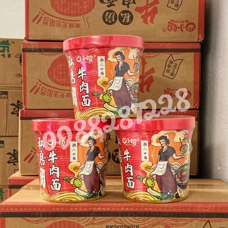 Mì thịt bò cay Trung Hoa - Hộp 120gr